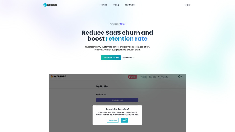 Echurn Preview