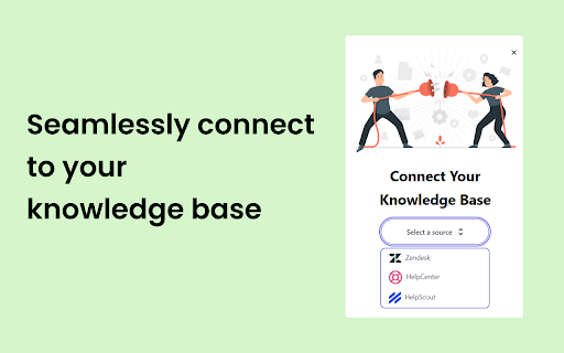 Knowledge Base Chrome Extension Preview