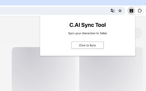 Character AI Synchronizer Preview