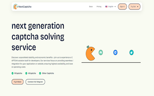 Online service for automated captcha solving Preview