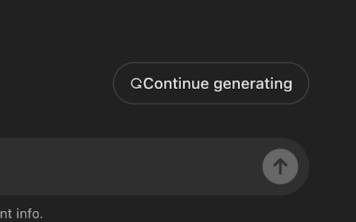Chat GPT Continue Generating Button Auto Clicker Preview