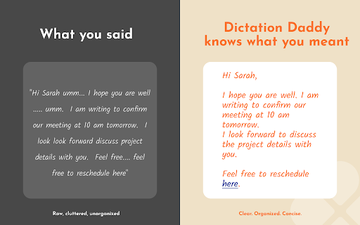 Dictation Daddy Preview