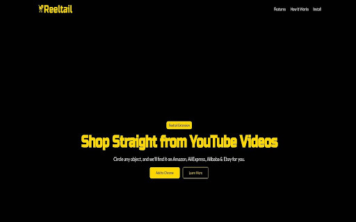 YouTube Shopping Extension Preview