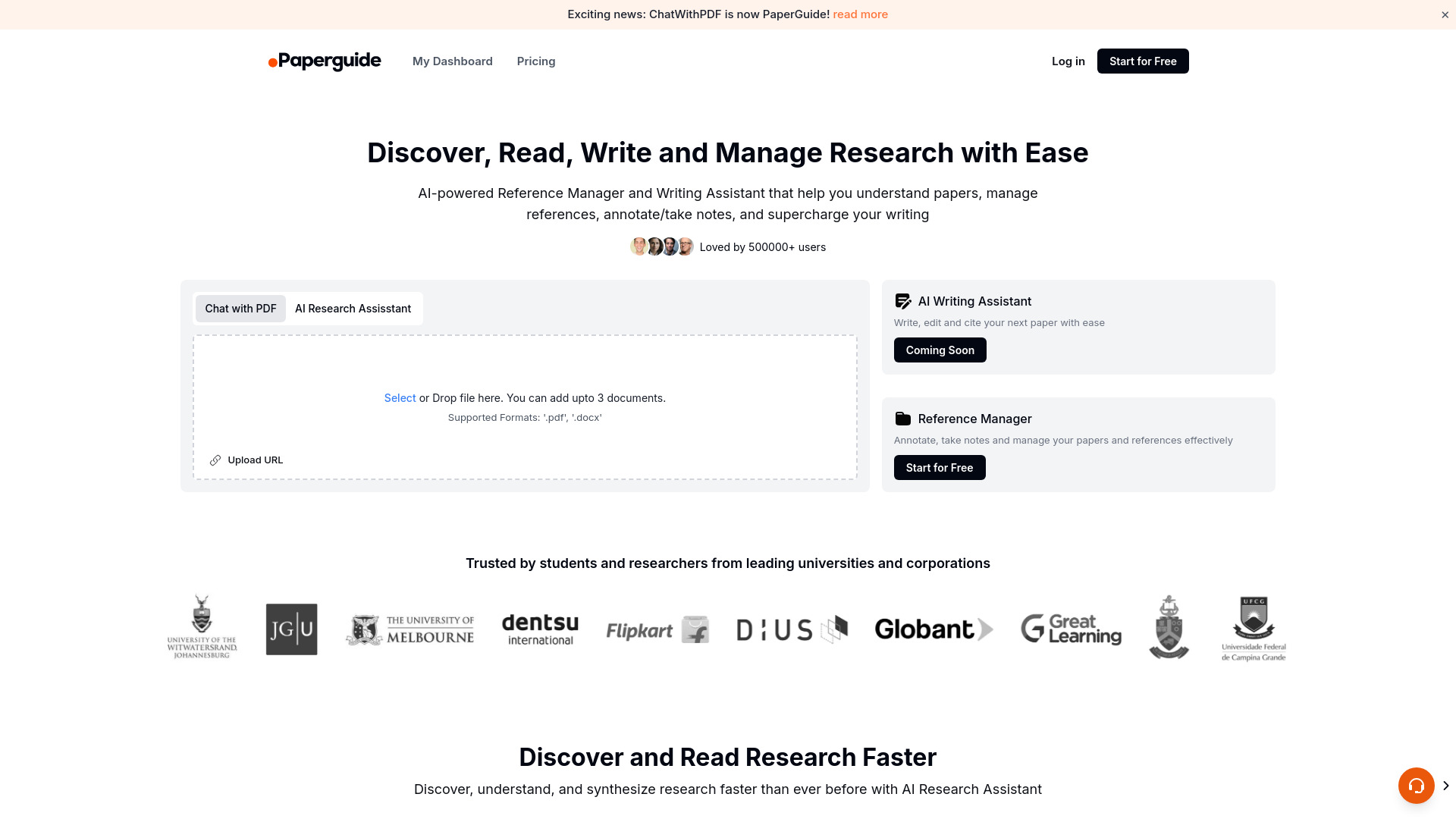 Paperguide screenshot