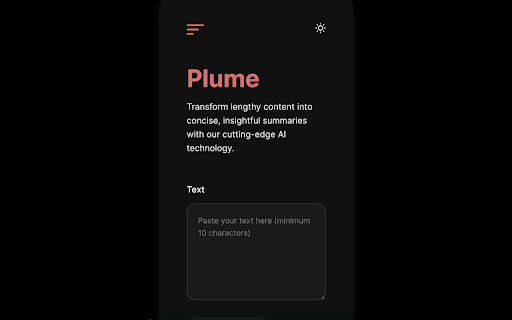 Plume Preview