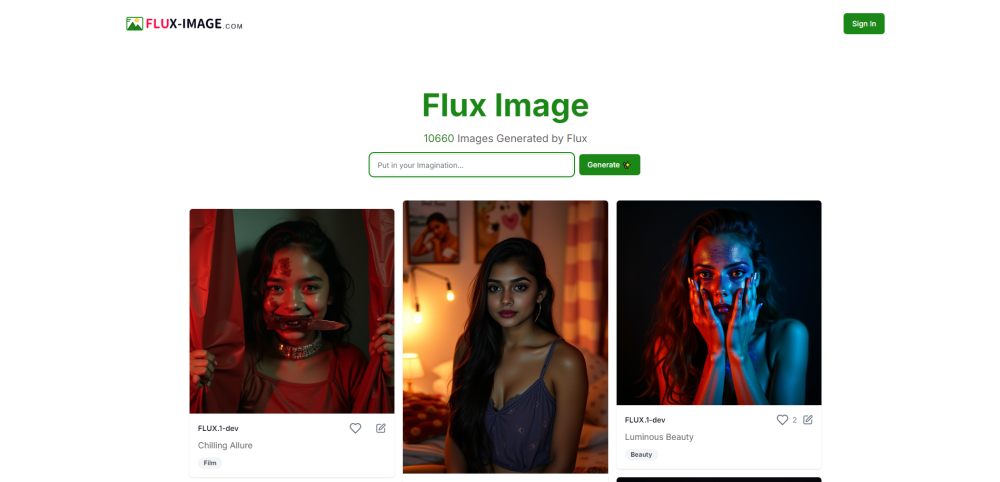 Flux AI Image Preview