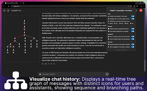ChatGPT Conversation Tree Extension Preview