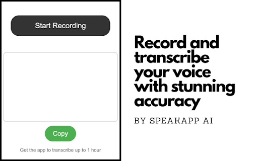 Voice Transcription Preview
