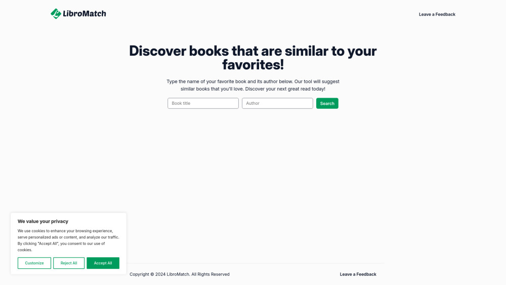 LibroMatch Preview