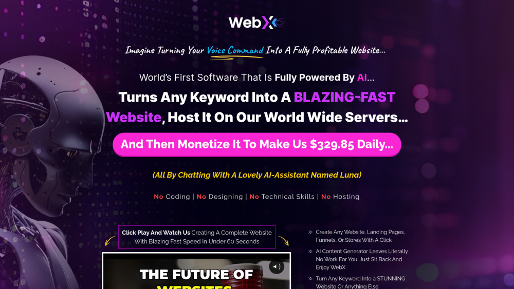 Instant Website Generator Preview