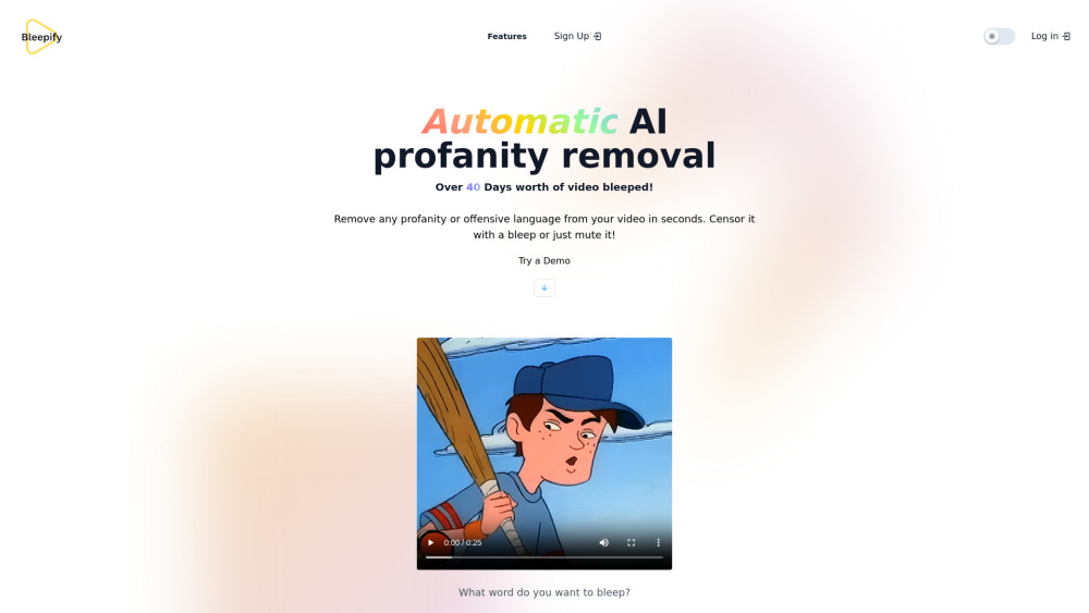 Bleepify Preview