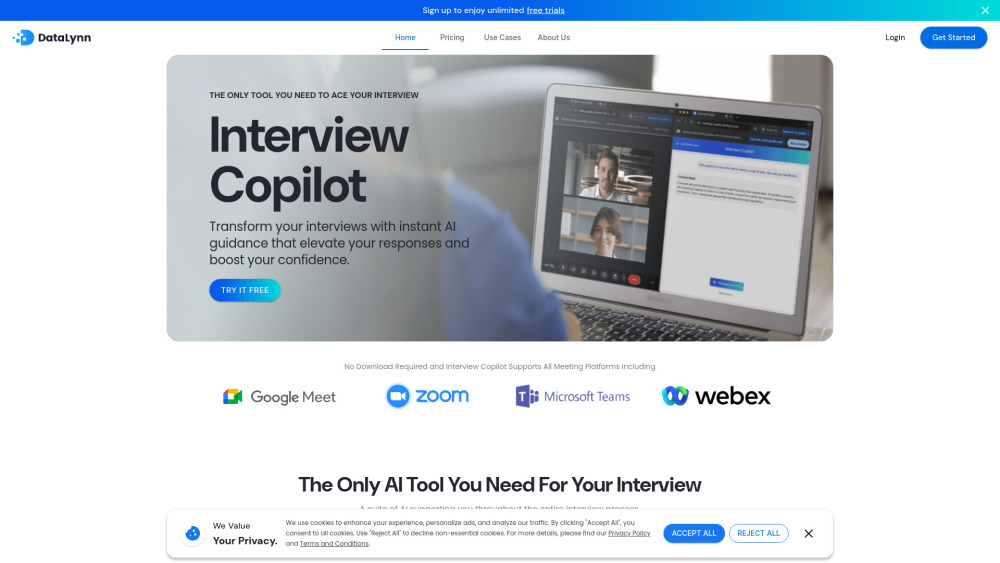 DataLynn AI Interview Copilot Preview