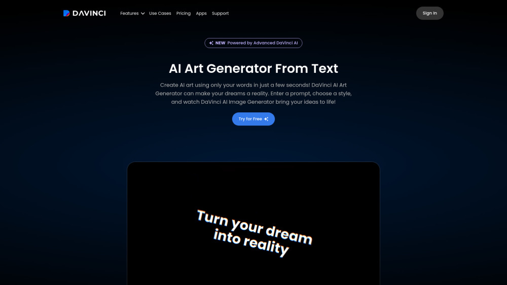 DaVinci AI Preview