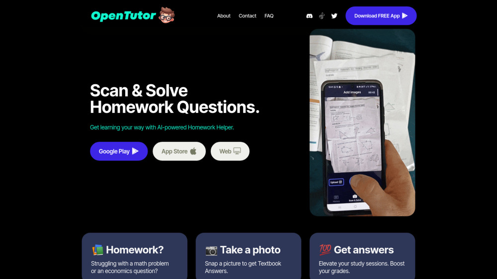 Open Tutor App Preview