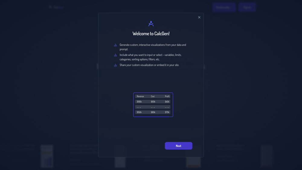 CalcGen AI Preview