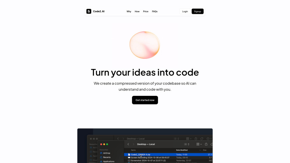 Code2.AI Preview