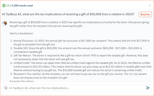 TaxBuzz Ai Preview