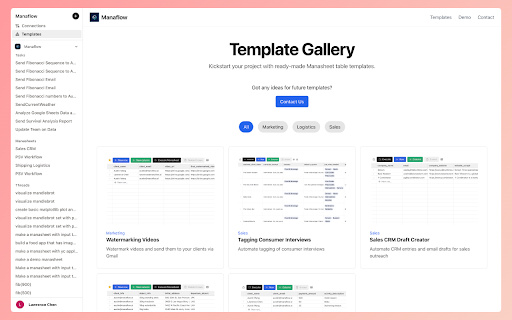 Manaflow AI Chrome Extension Preview