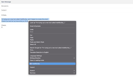 IntelliScribe Preview