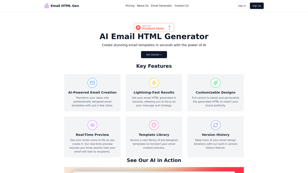 Email HTML Gen Preview