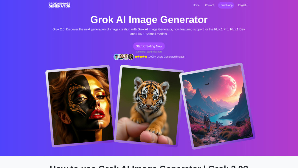 Grok AI Image Generator: AI tool for generating high-quality images