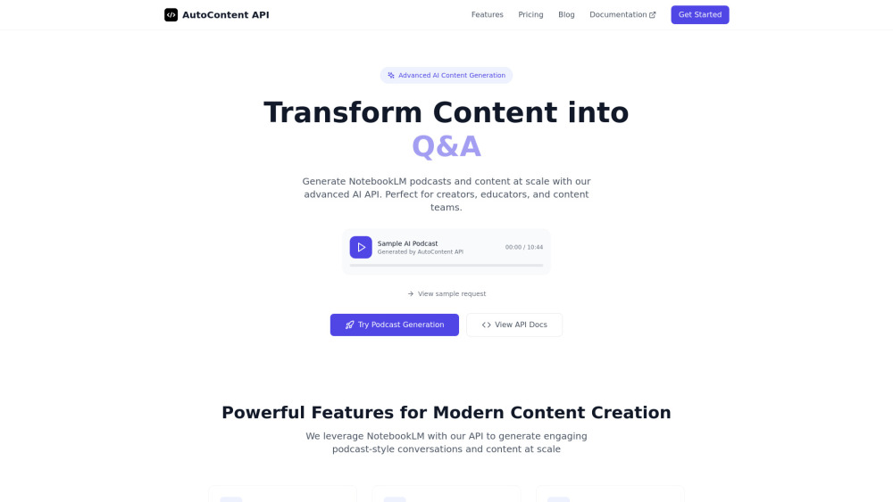 AutoContent API AutoContent API