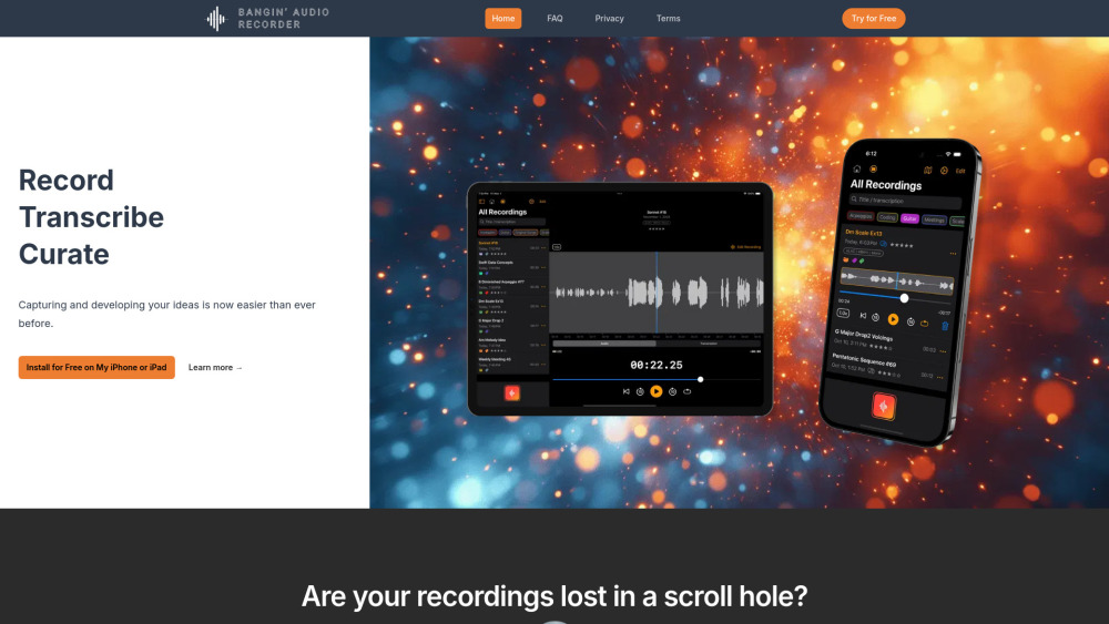 Bangin' Audio Recorder Bangin' Audio Recorder