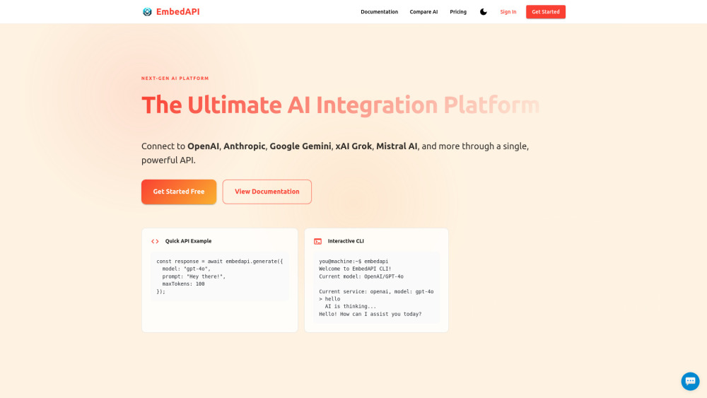 EmbedAPI Preview