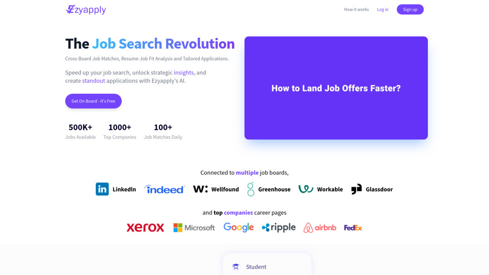 Ezyapply Preview