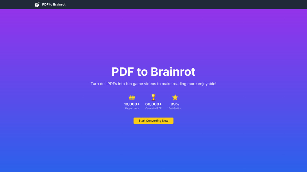 PDF to Brainrot PDF to Brainrot