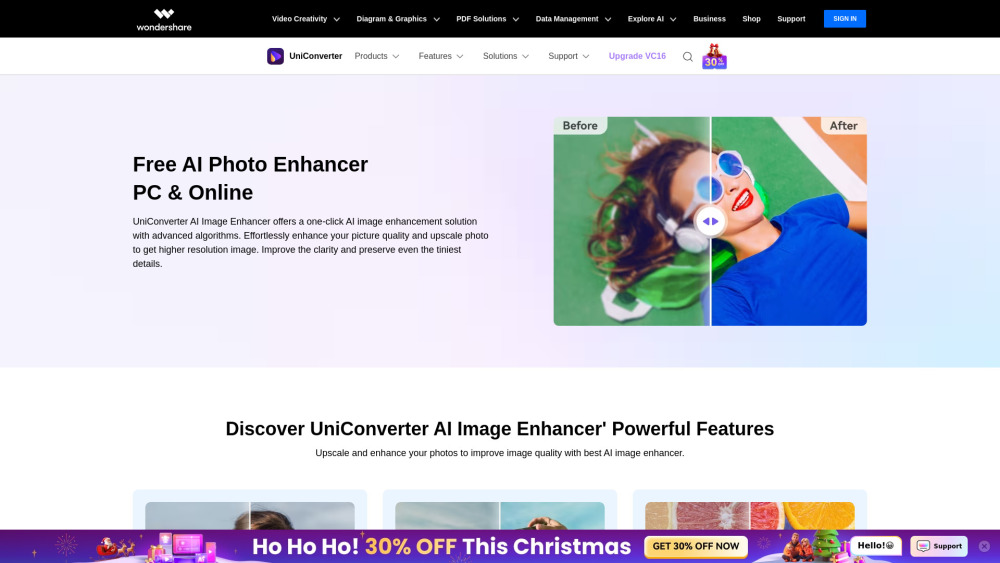 UniConverter AI Image Enhancer UniConverter AI Image Enhancer