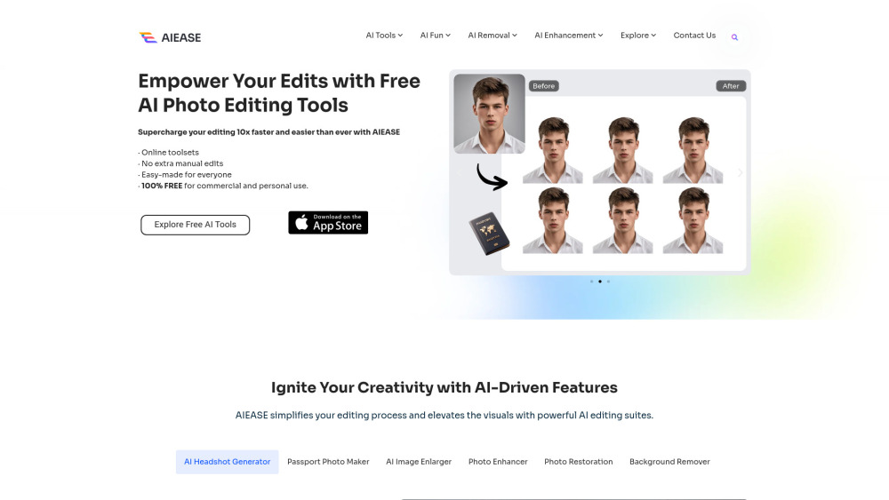 AI Ease AI Photo Editor AI Ease AI Photo Editor