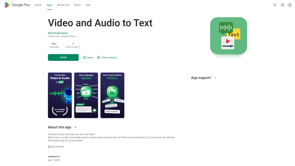 Audio and Video to Text Converter Audio and Video to Text Converter