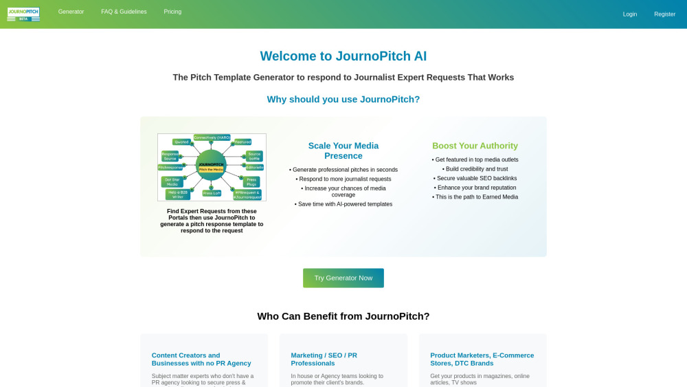 JournoPitch AI JournoPitch AI