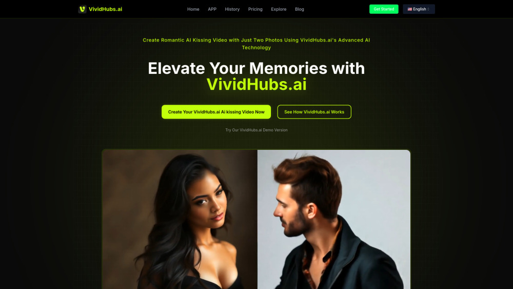 AI kissing video Generator - vividhubs.ai AI kissing video Generator - vividhubs.ai