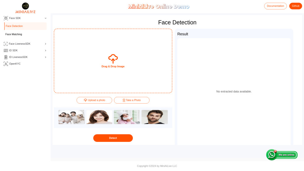 Face & ID Document Recognition Online Demo Face & ID Document Recognition Online Demo