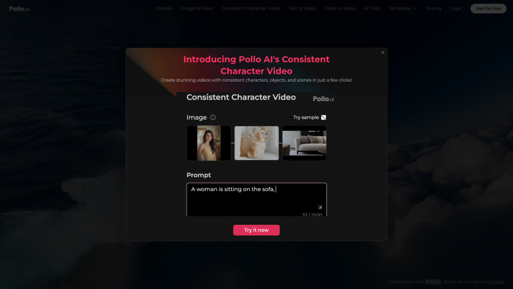 Pollo AI banner