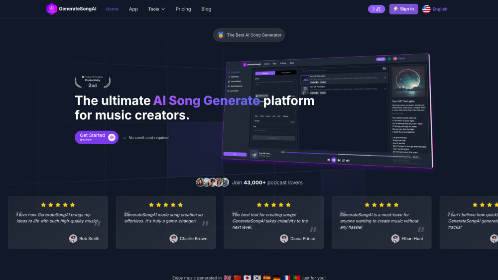 GenerateSong AI GenerateSong AI