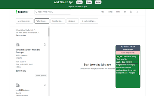 Job Tracker Preview