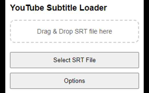 YouTube Subtitle Loader Preview
