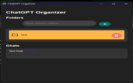 Organize your chats in ChatGPT