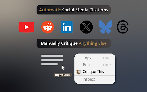 Critique AI Browser Companion