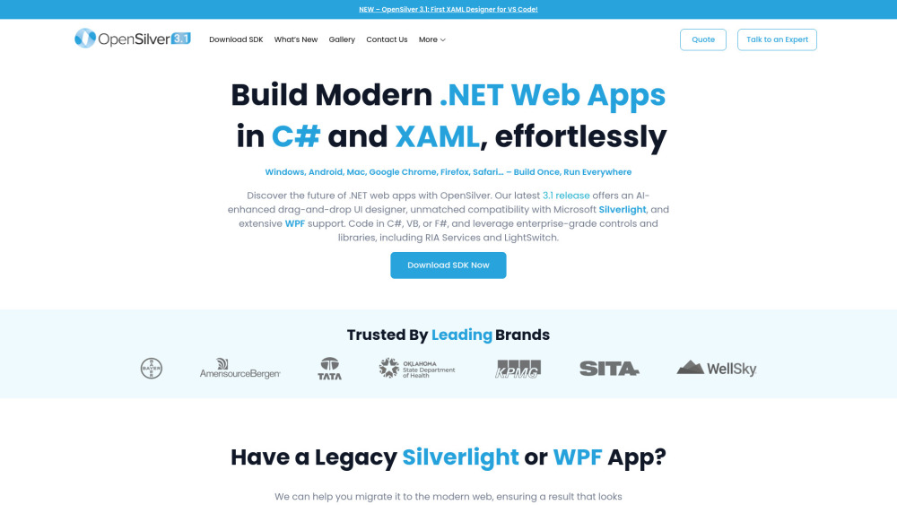 OpenSilver Preview