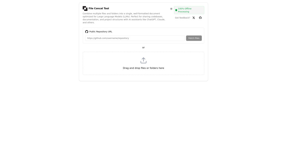 File Concat Tool Preview