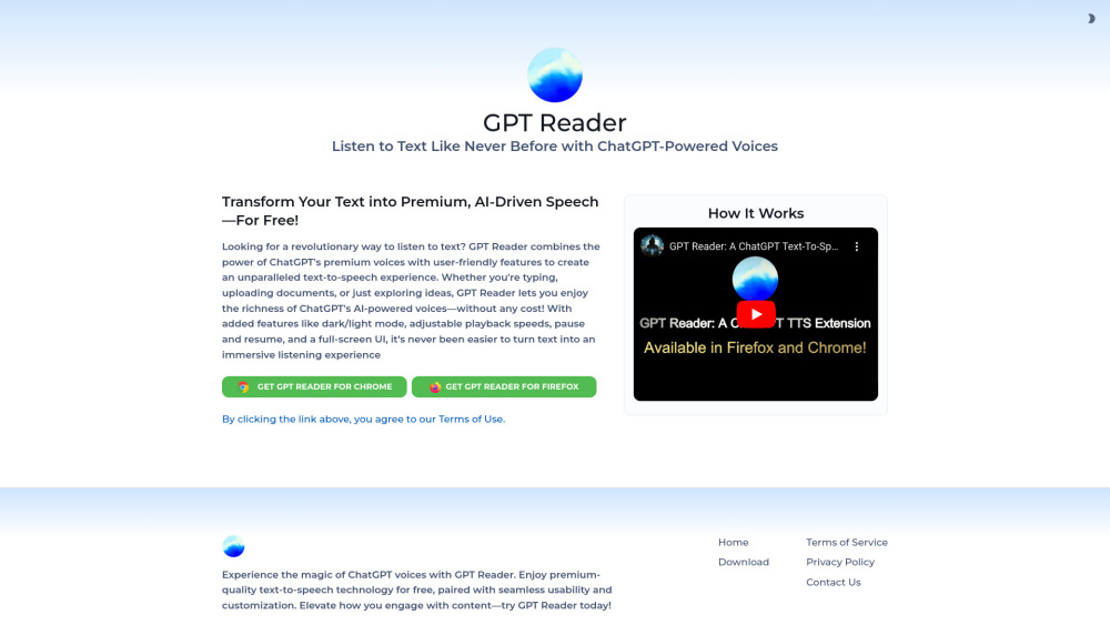 GPT Reader Preview
