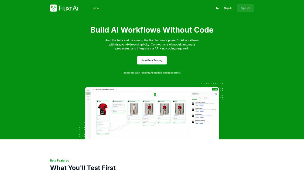 Fluxr AI Preview