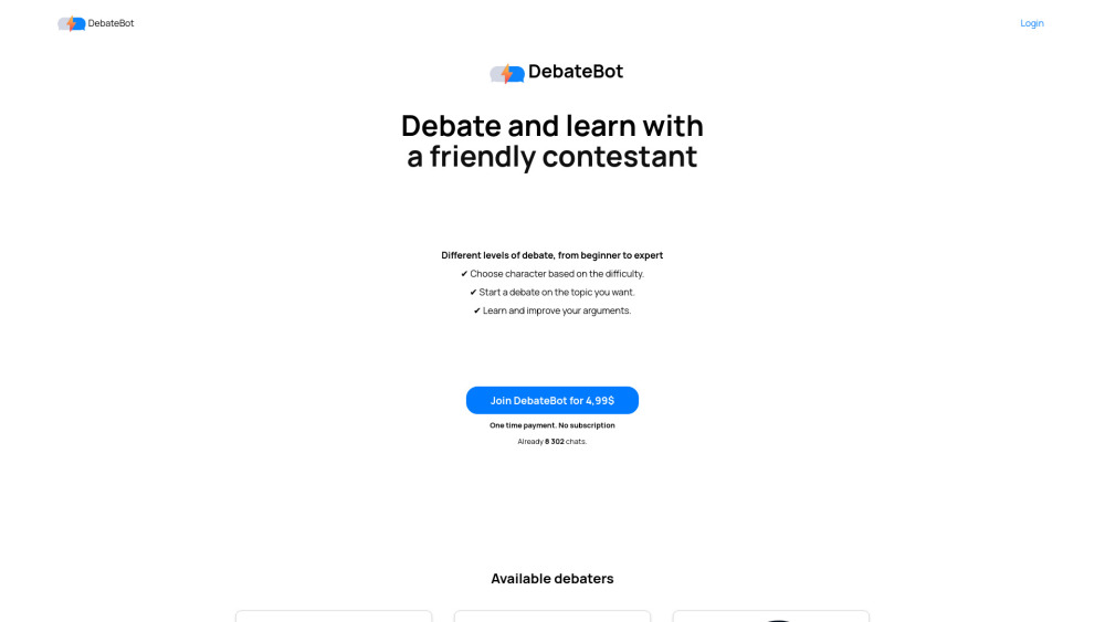 DebateBot Preview