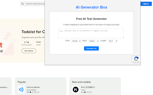 AI Text Generator