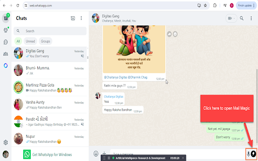 ChatGPT for WhatsApp Preview