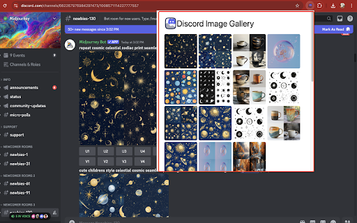 MidJourney Gallery Viewer